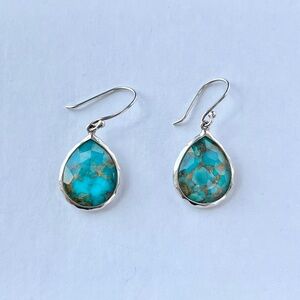 IPPOLITA Rock Candy® Bronze-Turquoise in Sterling Silver Drop Earrings